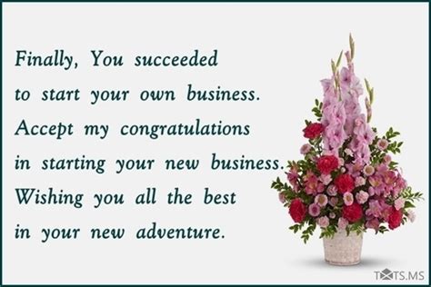 Congratulations for New Business - Webprecis