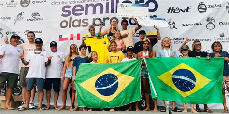 Brasileiros Conquistam P Dios No Semillero Olas Pro Tour