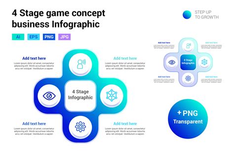 4 Stage Game Concept Infographic Graphic By INNNI Creative Fabrica