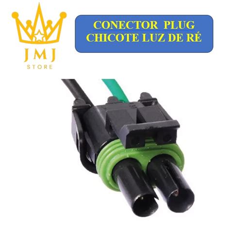 Chicote Plug Conector Sensor Luz De Ré Vw Constellation Shopee Brasil