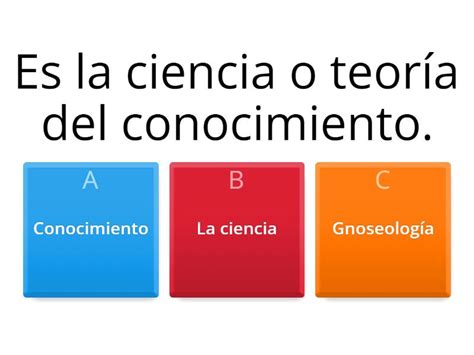 Fundamentos Del Conocimiento Científico Quiz