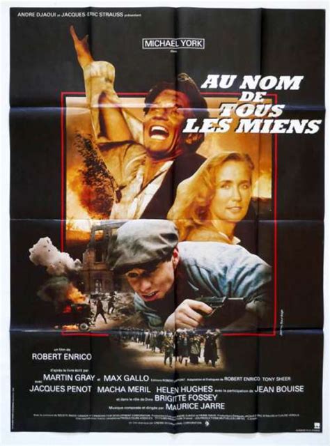 Affiche de cinéma 120 x 160 du film AU NOM DE TOUS LES MIENS 1983