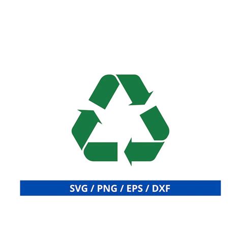 Recycling Symbol Svg Recycle Logo Cut Files Recyclable Log Inspire Uplift