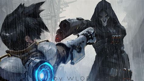 Overwatch Tracer Vs Reaper Overwatch Reaper HD Wallpaper Pxfuel