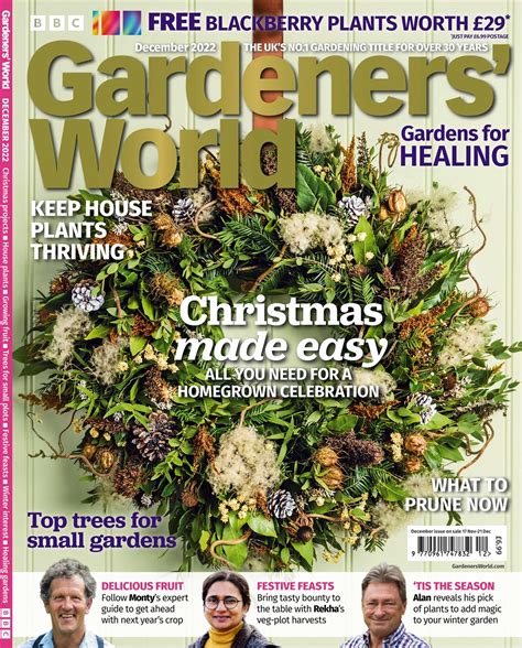 Bbc Gardeners World Magazine December Back Issue