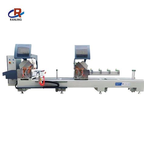 Two Heads CNC Control Double Mitre Saw Cut PVC Aluminum Window Door