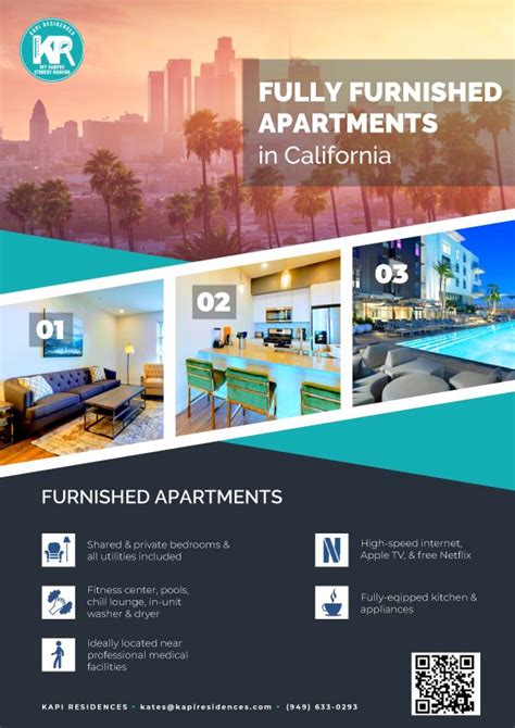 Kapi Apartment Flyer Fully Furnished Apartments Furnished Apartment