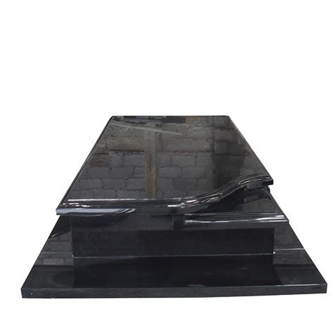 Premium Black Granite Stone Memorials For Cemetery Tombstone Monument