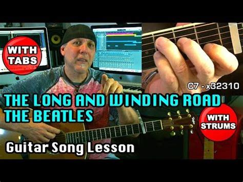 Beatles The Long And Winding Road Acoustic Guitar Song Lesson With Tabs