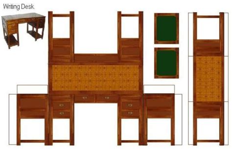 Miniaturas Para Imprimir Recortar E Montar Paper Furniture Paper