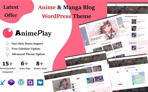 Motywy Bootstrap Wordpress Na Temat Anime I Mangi Templatemonster