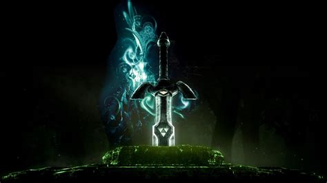 Wallpaper Night Sword The Legend Of Zelda Light Background