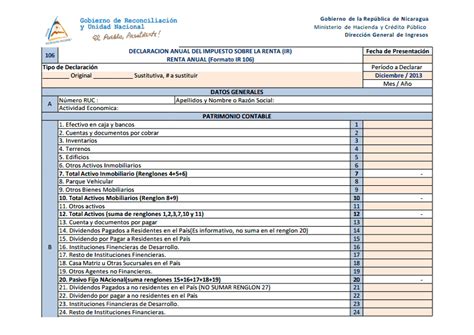 Consultas de Interés DGI Formato Excel p Depreciación Fiscal y