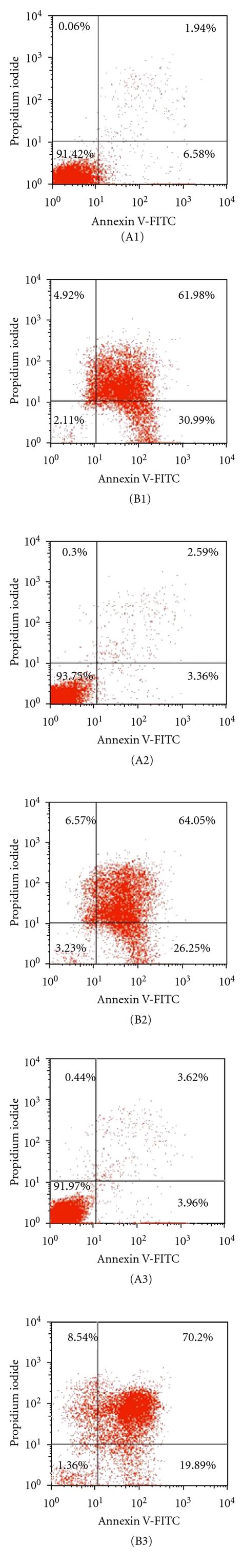 Flow Cytometry Analysis Of Hl 60 Cells Untreated A1 24 H A2 48 H