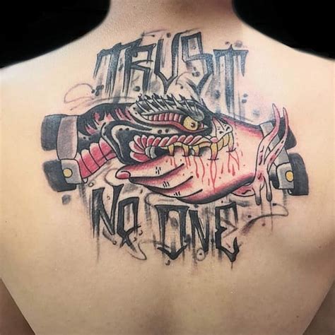 Trust No One Tattoo Designs You Need To See