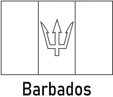 Barbados's Flag