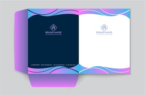 Premium Vector Modern And Creative Real Estate Presentation Folder Design