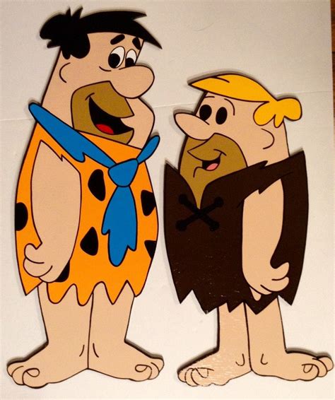 Fred Flintstone & Barney Rubble Wood Wall Decoration Art 2 | Etsy