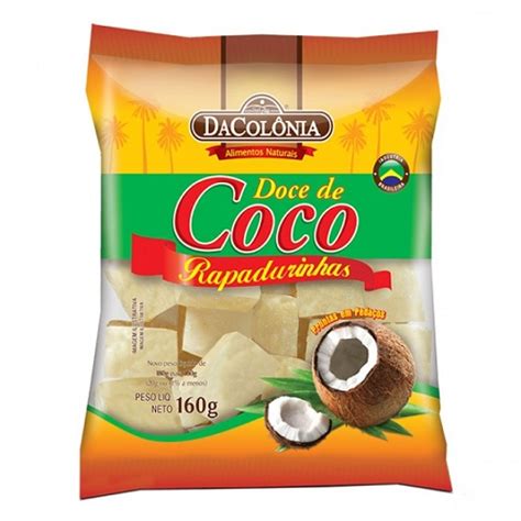 RAPADURA DACOLONIA DOCE COCO 160GR NICOLINI