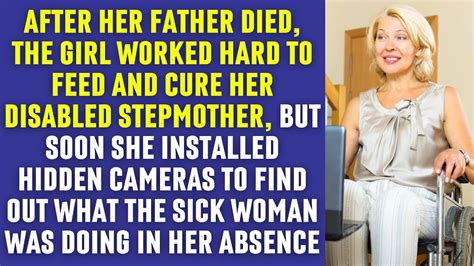 After Her Father Died The Girl Worked Hard To Feed And Cure Her Disabled Stepmother Youtube