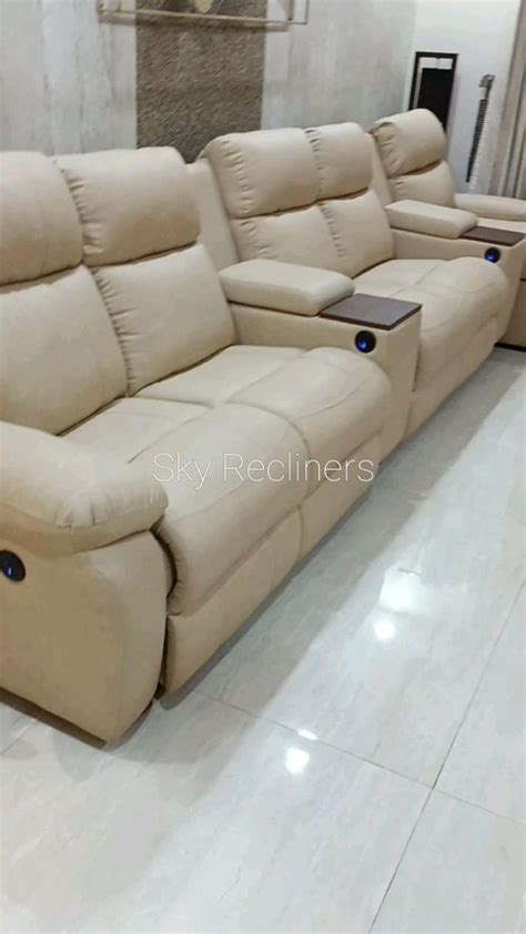 Motorized Recliner Sofa Customised L Shape Sofa