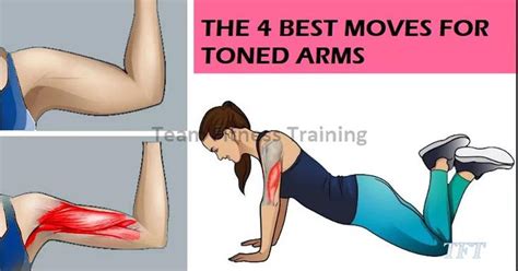 THE 4 BEST MOVES FOR TONED ARMS TrainHardTeam Toned Arms At Home