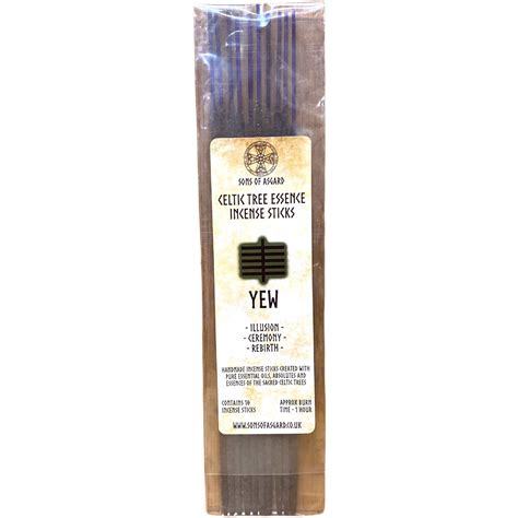 Yew Celtic Tree Essence Incense Sticks Sons Of Asgard