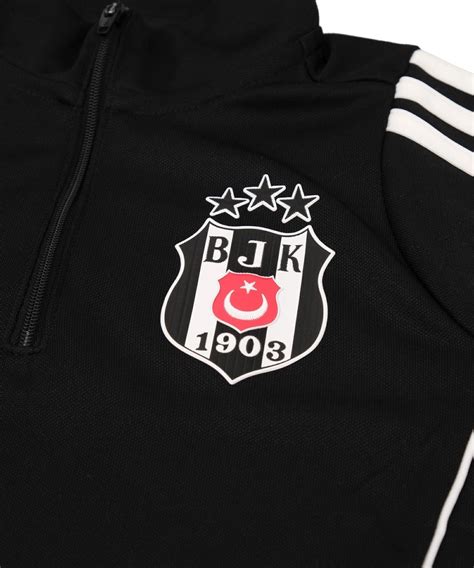 Adidas Beşiktaş Kids Half Zip Sweater 24 25 IJ9952 Kartal Yuvası