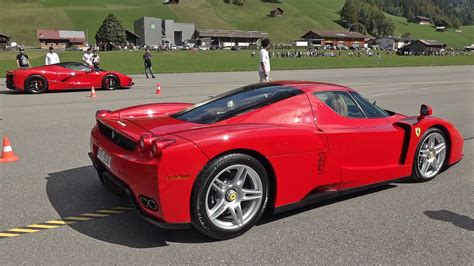 Ferrari Enzo Vs Ferrari LaFerrari YouTube