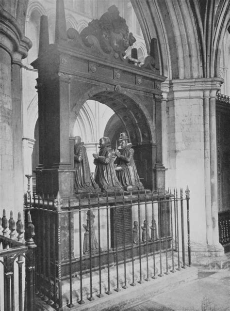 Plate 114 Southwark Southwark Cathedral Monument To Richard Humble