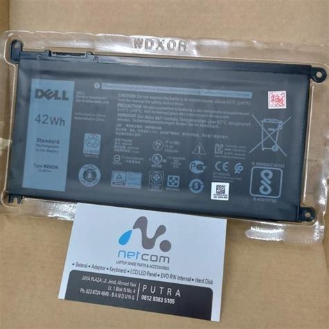 11 4V 42Wh WDX0R New Original Laptop Battery For Dell 13 7368 14 7460