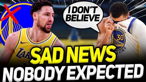 🚨😱urgent News Klay Thompson Leaving The Warriors Nobody Imagined Golden State Warriors News