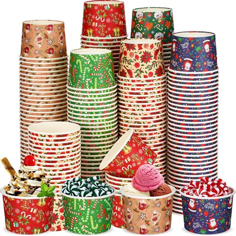 Amazon Sliner Pcs Oz Christmas Disposable Snack Bowls