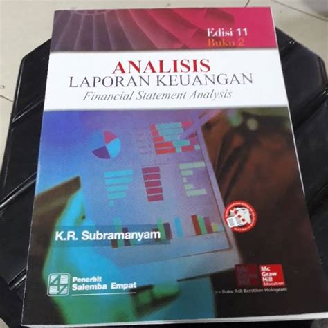 Jual JUAL BUKU ANALISIS LAPORAN KEUANGAN SUBRAMANYAM JONH WILD EDISI 11