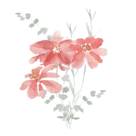 Buquê De Flores Em Aquarela Laranja Png Casamento Floral Ramalhete Imagem Png E Psd Para