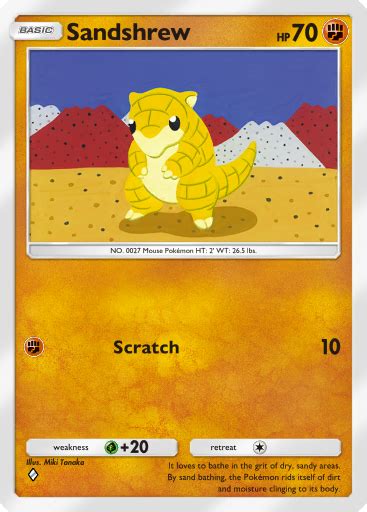 Sandshrew Genetic Apex 137 Bulbapedia The Community Driven Pokémon Encyclopedia