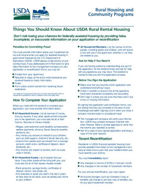 Things You Should Know About Usda Rural Rental Housing Fill Online