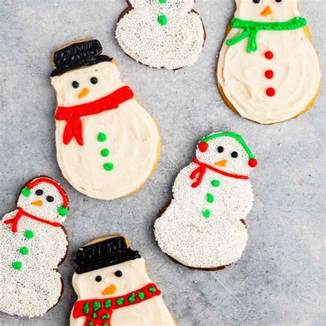 Snowman Cookies - Crazy for Crust