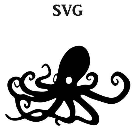 Octopus Silhouette Svg