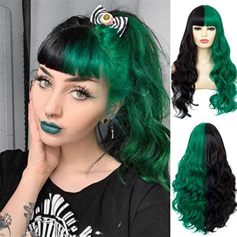 Top Image Black And Green Hair Thptnganamst Edu Vn