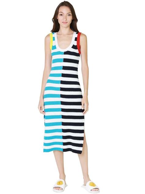 Staud Seashore Dress Captain Stripe Garmentory