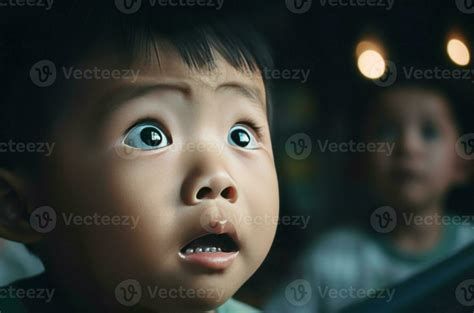 Ai Generated Chinese Child Looking Surprised Portrait Generate Ai