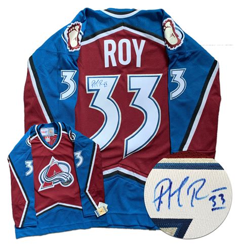 Patrick Roy Colorado Avalanche Autographed Replica CCM Vintage Jersey ...