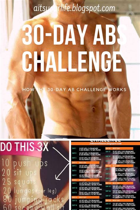 Printable 30 Day Ab Challenge