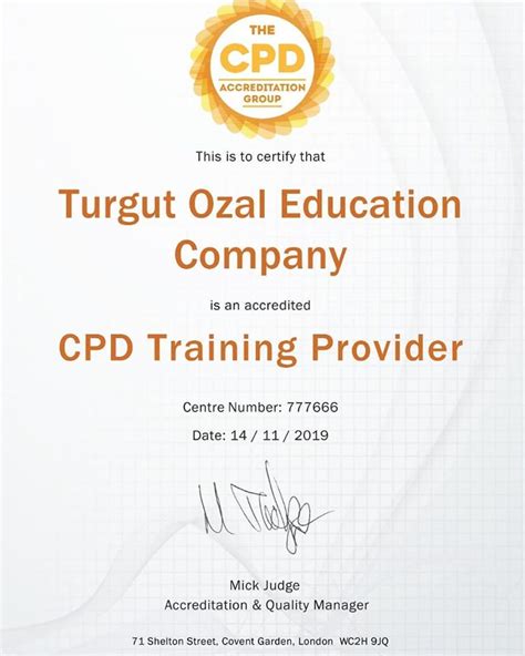 Zhvillimi i vazhdueshëm profesional (CPD) ne Turgut Ozal Education sh.a