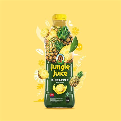 Jual Diamond Jungle Juice Pineapple Minuman Sari Buah Nanas 1l Shopee