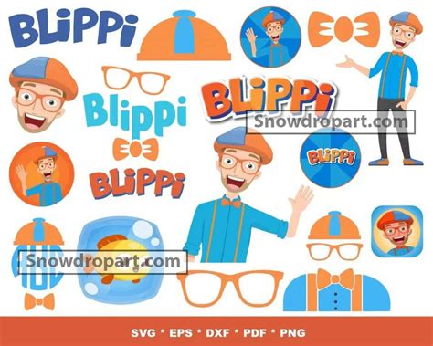 Files Blippi Svg Bundle Blippi Svg Stevin John Svg Images And