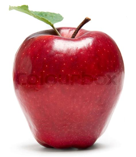 Fresh Red Apple Stock Image Colourbox