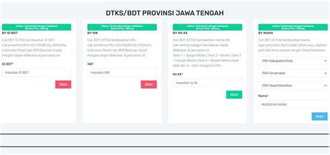 Cara Cek Daftar Nama Penerima Pkh 2022 Jawa Tengah Pakai Nik Ktp Atau