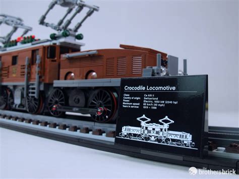 LEGO 10277 Crocodile Locomotive 47 - The Brothers Brick | The Brothers ...